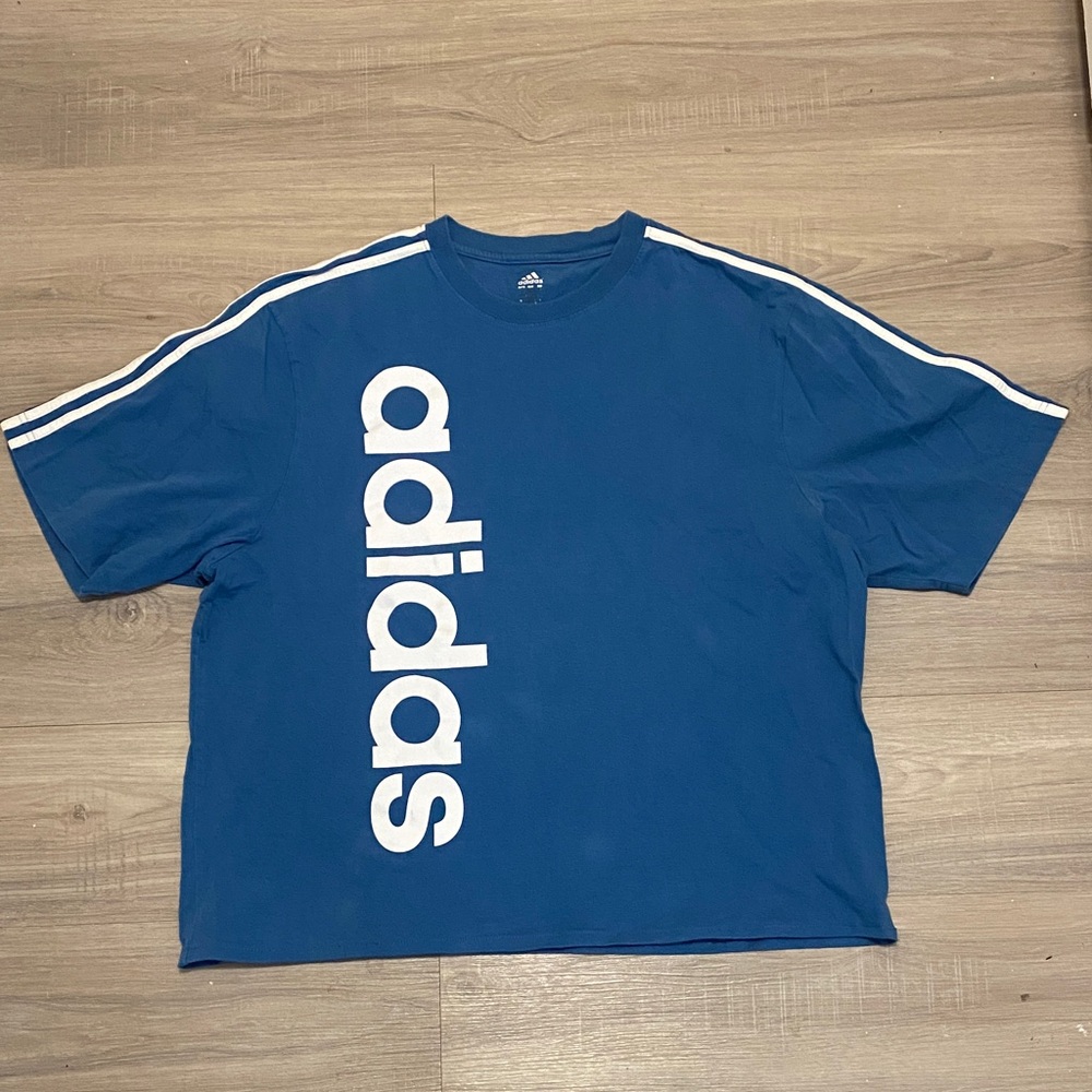 adidas Blue Short Sleeve Tee